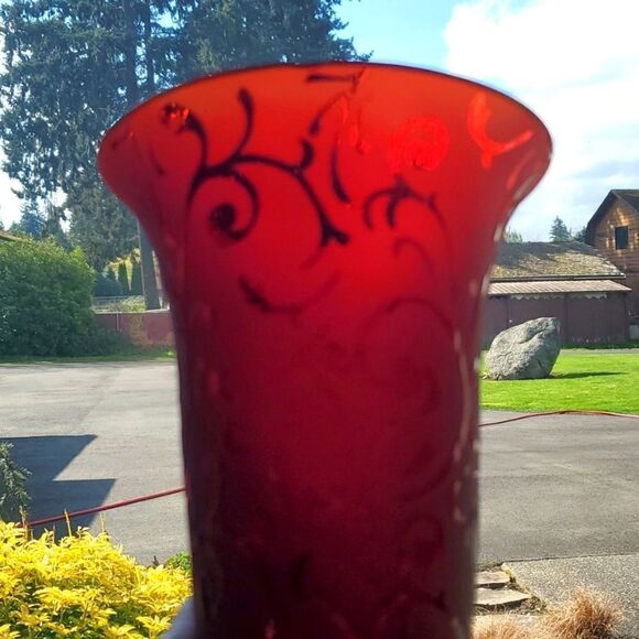 GLASS Vases, Beautiful, Purchased @ World Market, Excellent Condition! - Picture 2 of 10